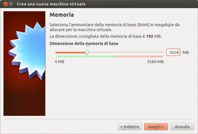 VirtualBox - Memoria RAM