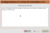 Configurazione Virtual Box