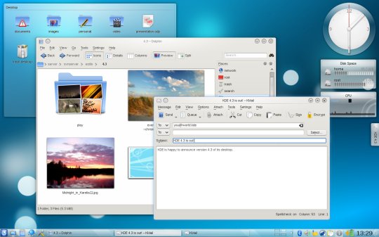 KDE 4.3 Dekstop