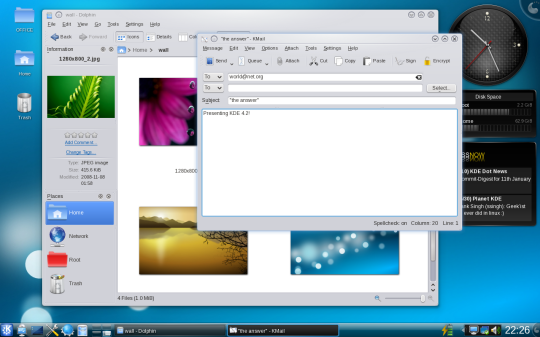 KDE 4.2.3
