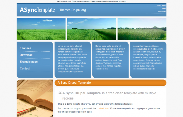 Nuovo template per Drupal