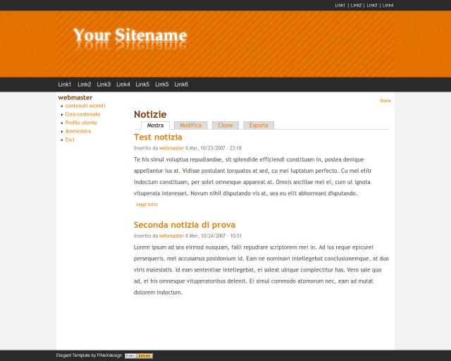 Drupal Theme, Elegant Drupal Theme, Elegant
