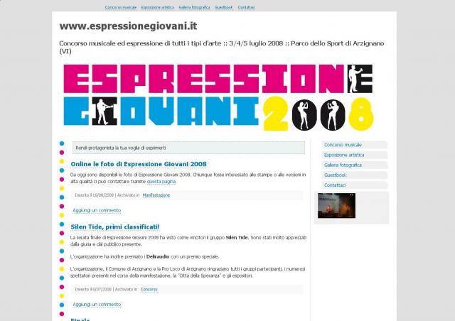 Espressione Giovani 2008 Espressione Giovani 2008