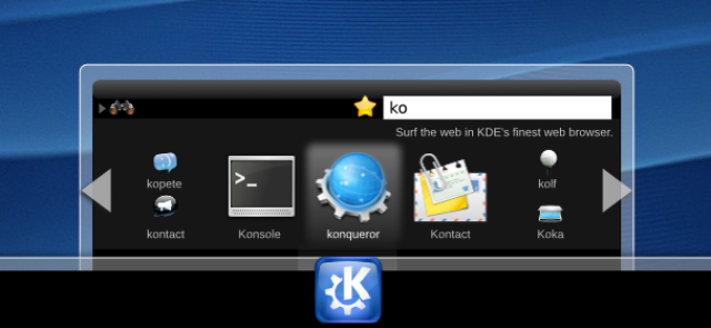 Raptor, menu di nuova generazione per KDE