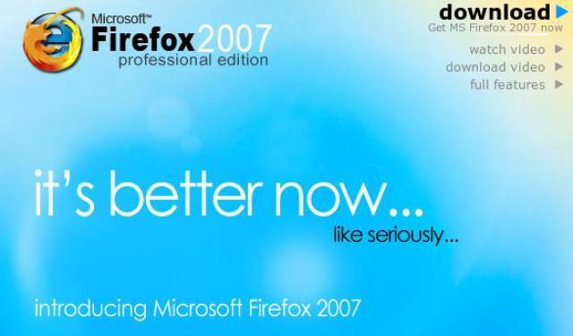 Microsoft Firefox 2007