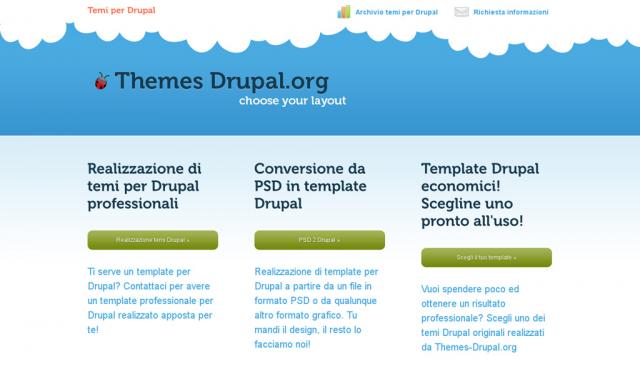 Nuovo tema Drupal