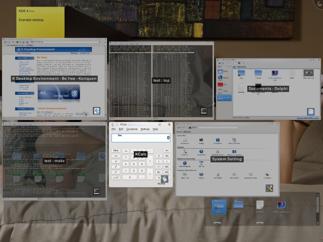 KDE 4 - Effetto Exposé